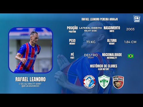 RAFAEL LEANDRO - LATERAL DIREITO / RIGHT SIDE - AT...