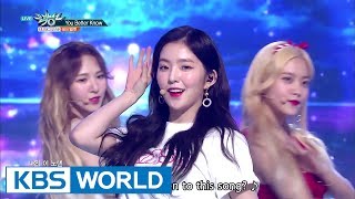 Red Velvet (레드벨벳) - You Better Know [Music Bank COMEBACK / 2017.07.14]