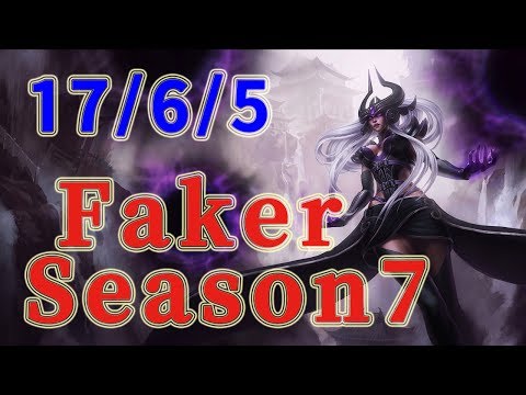 SKT T1 Faker Syndra MID vs Cassiopeia 1765