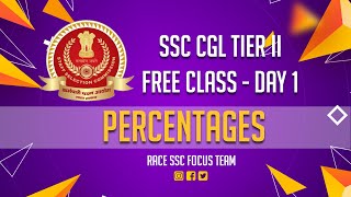 PERCENTAGES | SSC CGL TIER 2 | PREVIOUS YEAR QUESTIONS | SSC | CLASS | TAMIL | RACE INSTITUTE