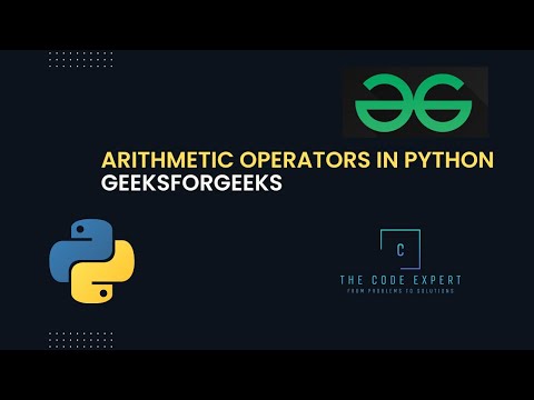 11 Arithmetic Operators Python Geeksforgeeks