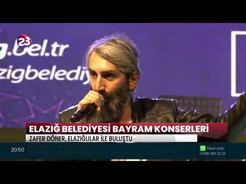 ELAZIĞ BELEDİYESİ BAYRAM KONSERLERİ, ZAFER DÖNER KONSERİ İLE SONA ERDİ