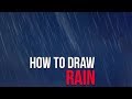 How To Draw Rain Digital