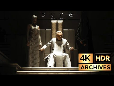 Dune Part 2 |4K-HDR| The Emperor Shaddam IV interrogates Baron Harkonnen (2024)