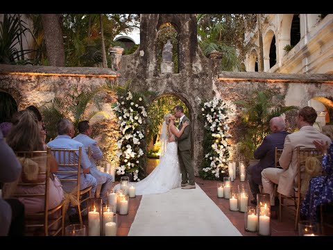 An outdoor wedding in Cartagena, Valentina & Kevin for...