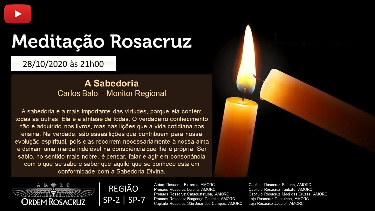 [Meditação Rosacruz] A Sabedoria