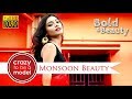 RED SAREE BLACK BLOUSE FASHION MONSOON ROSHNI