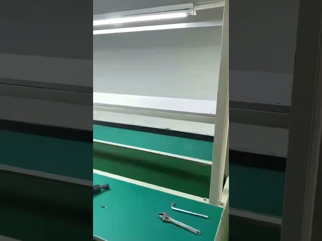 ESD Belt Conveyor With Workbench For Assembly | SZTECH-SMT