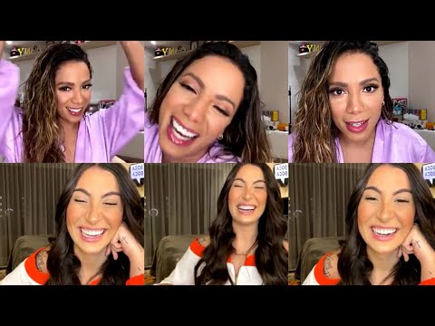 LIVE | Anitta Maquia E Fala Com Boca Rosa (Bianca Andrade)