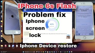 How to flash all iphone device | Iphone 6| iphone 6s| iphone flash |iPhone restore | iphone flashing