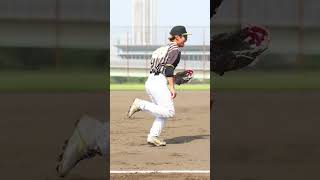 軟式のサードがムズすぎる...😂😂😂 #shorts #野球 #funny