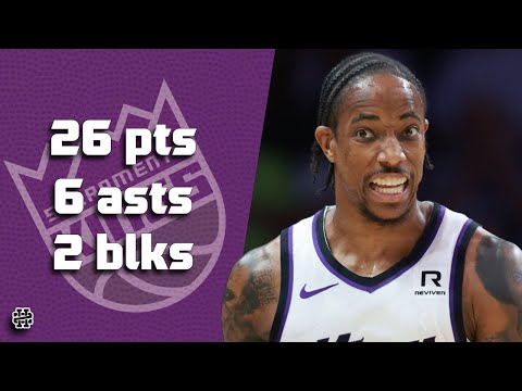 DeMar DeRozan 26 pts 6 asts 2 blks vs Heat 24/25 season