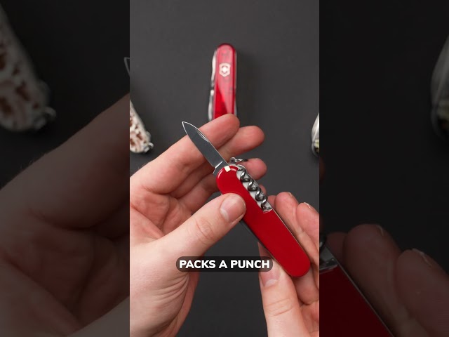 Vídeo relacionado con Victorinox Huntsman, Swiss Army Knife, Navaja suiza multiusos con 15 funciones, incluyendo tijeras, sierra para madera y sacacorchos, Rojo