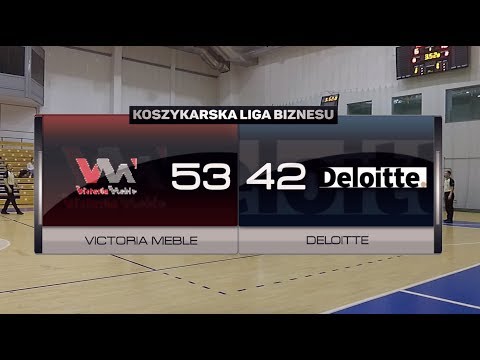 Victoria Meble vs Deloitte - XI kolejka - I Liga Poznań - Koszykarska Liga Biznesu