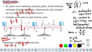 Eğitim Vadisi 11.Sınıf Fizik 15.Föy Basit Makineler 1 Konu Anlatım Videoları