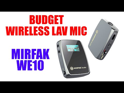 Affordable Wireless Lavalier Microphone [ Mirfak We10 Lav Mic System Review ]