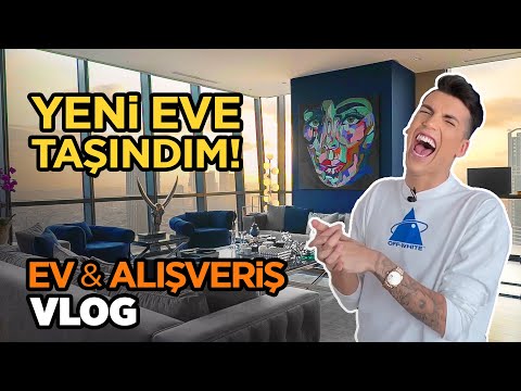 YENİ EVE TAŞINDIM! EV & ALIŞVERİŞ VLOG