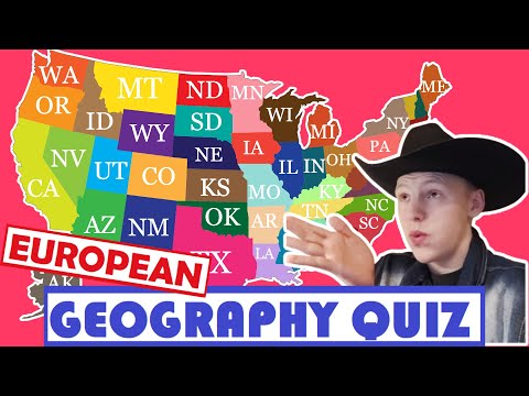 European Tries To Label A Map Of The US