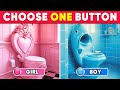 Choose One Button! 😍 GIRL or BOY Edition 🎀💙 Quiz Shiba