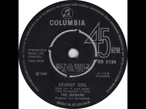 UK New Entry 1967 (57) The Seekers - Georgy Girl