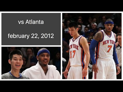 Carmelo Anthony 15 pts vs Atlanta Hawks Highlights (february 22, 2012)