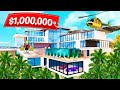 Son BUILDS Mega Dream MANSION in Roblox !