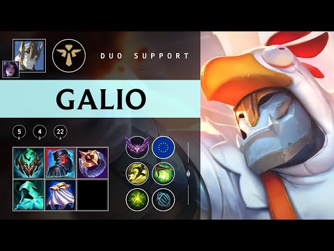 Galio Support vs Leona - EUW Master Patch 25.22