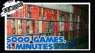 5000 video games in less than 4 minutes in one room