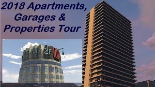 GTA 5 Online - LIVE - 2018 Apartments/Garages/Properties Tour (31)