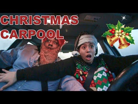 CHRISTMAS CARPOOL KARAOKE ft. Ray Hodge *ALMOST GOT HIT*
