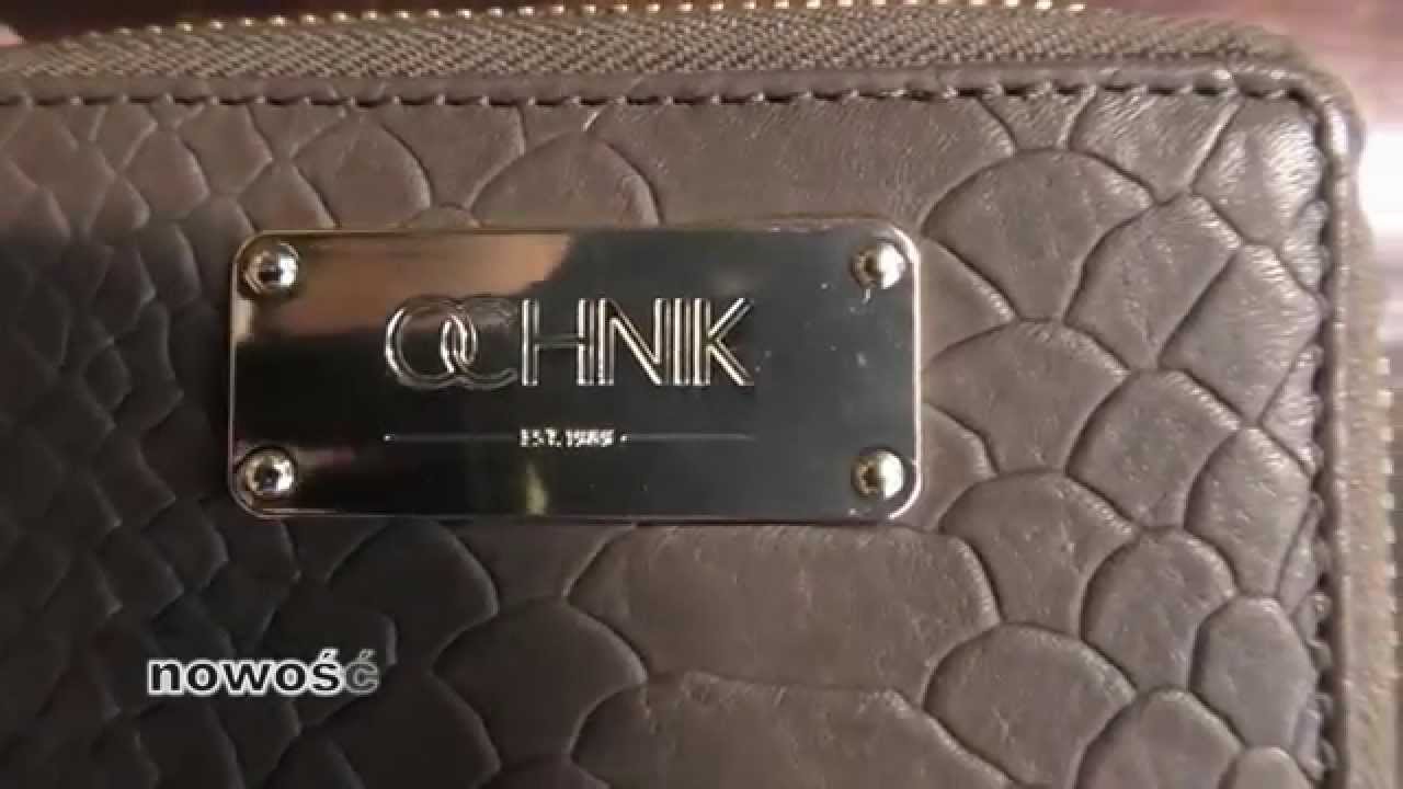 Skórzany portfel wallet damski Ochnik SW-2004-51(Z15) unboxing first look