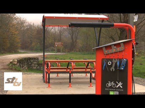 SBTV - DNEVNIK - U OPĆINI SIBINJ POSTAVLJENE TRI BIKE STOP STANICE - 16.11.2022.