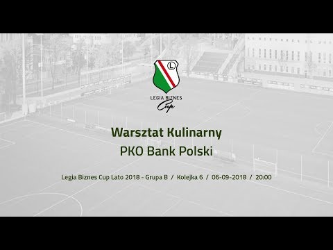 Skrót meczu 6 kolejki. Warsztat Kulinarny - PKO Bank Polski (Legia Biznes Cup Lato 2018)