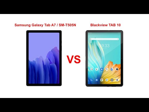 Samsung Galaxy Tab A7 SM-T505N vs Blackview TAB 10 comparison (link and coupons in the description)