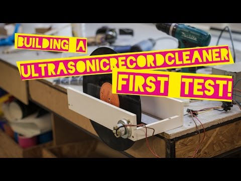 ultrasonic vinyl record cleaner bath - first test.