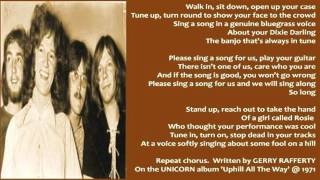 Unicorn - Please Sing A Song For Us ( + lyrics 1971)