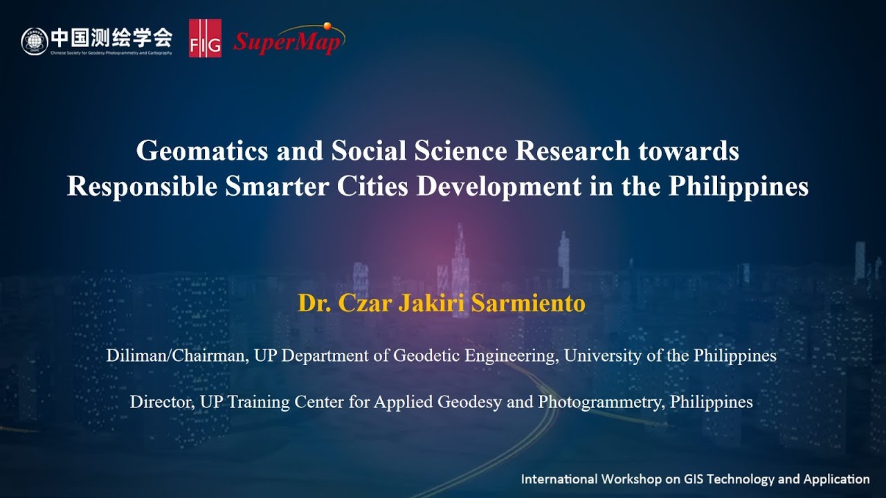 Geomatics and Social Science Research towards Responsible Smarter Cities Development in Philippines