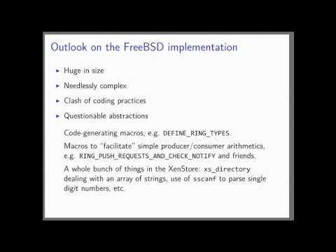 Implementation of Xen PVHVM drivers in OpenBSD