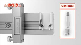 Salice Exedra Partially Assembled Installation | Bortoluzzi | Pocket Door