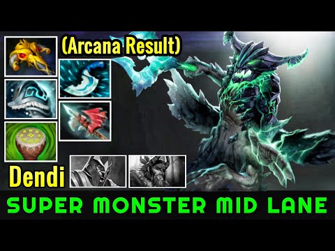 Dendi [Outworld Devourer] Super Monster Mid Lane Cancer Gameplay 7.22 Dota 2