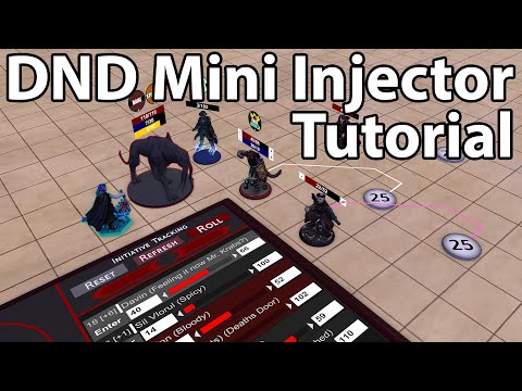 DND Mini Injector Tutorial - Tabletop Simulator DND Tools