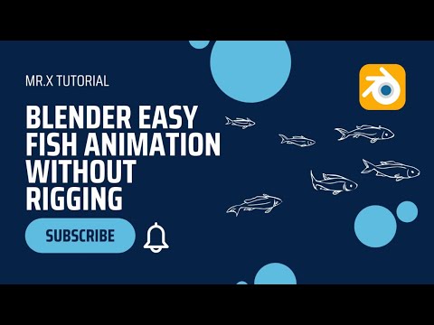 how to make easy fish animation in blender tricks  (lattice )