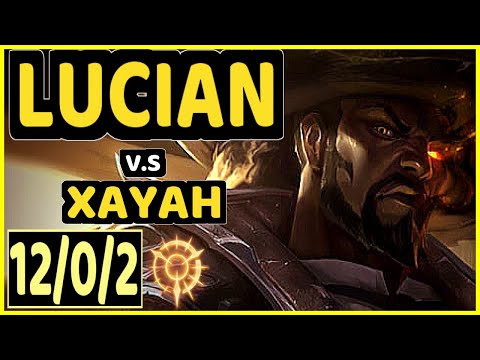 KLAUS (LUCIAN) vs XAYAH - 12/0/2 KDA BOTTOM ADC CHALLENGER GAMEPLAY - BR