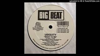 Ubiquity - Back To Me (Full Rub Vocal)