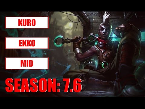 Afreeca Freecs KurO Play Ekko Mid Challenger Korean Pro Replay