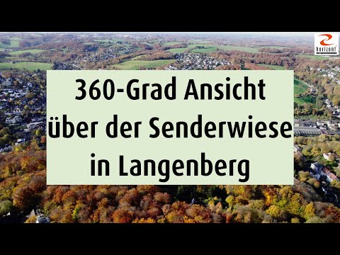 360-Grad Luftaufnahme über der Sendewiese in Langenberg für den VVV e.V.