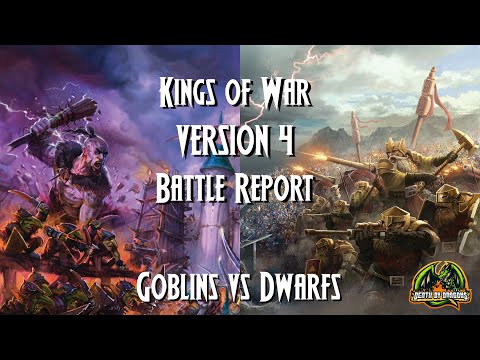 Kings of War Battle Report - Goblins vs Dwarfs