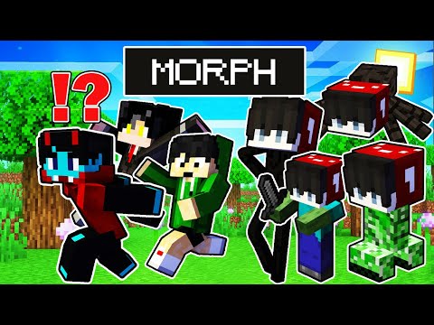 Using the MORPH MOD to Prank My Friends In Minecraft! ( Tagalog ) 😂