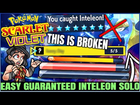Best Pokemon to Solo 7 Star Inteleon Fast & Easy Every Time - Raid Guide - Pokemon Scarlet Violet!
