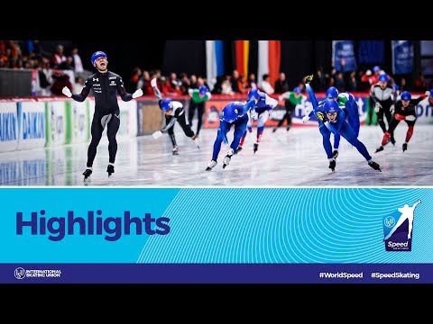 Highlights Men Single Distances Speed Skating Championships Day 4 | Inzell 2019 | #WorldSpeed
